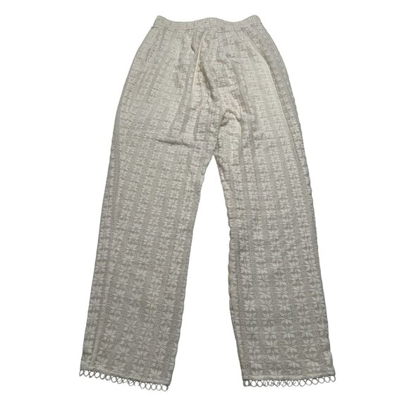 Zimmermann Zephyr Broderie Pants in Ivory - Picture 4 of 5